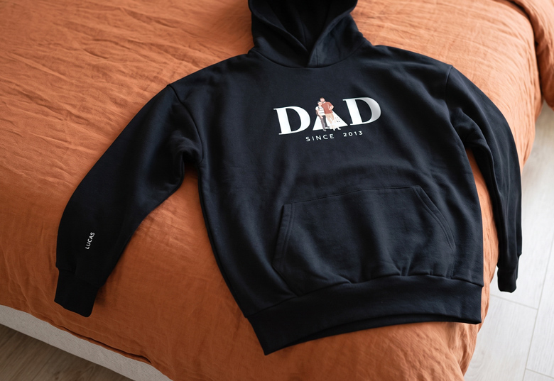 Personalised hoodie