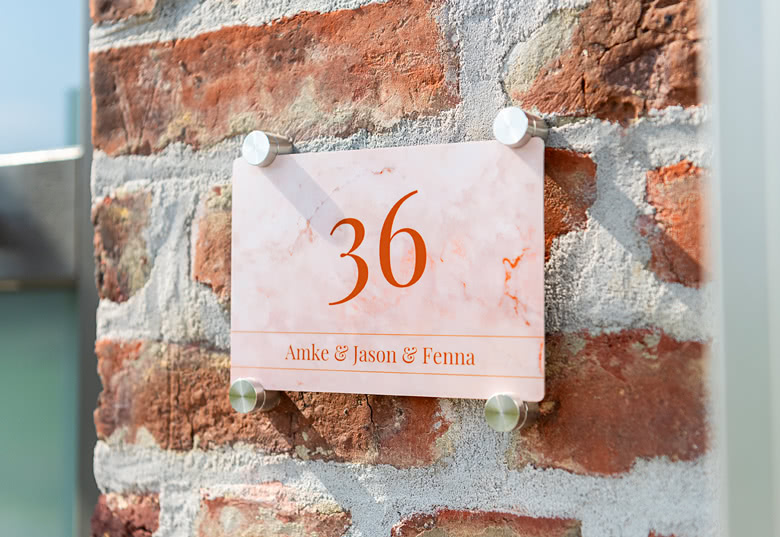 Personalised House Number