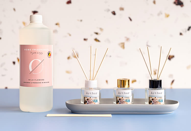 Diffuser med doftpinnar