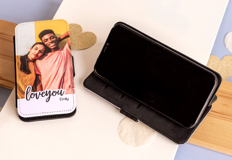 Personalised iPhone Wallet Case, Photo Cover