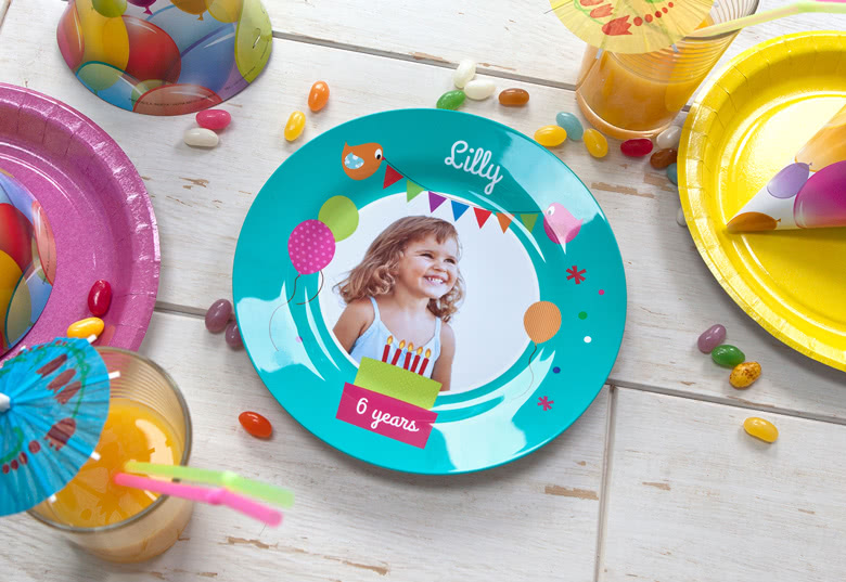 Personalised children's plate 