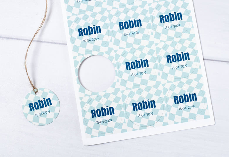 Lot de 48 étiquettes de remerciement