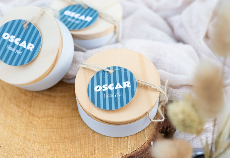 Takk-etiketter - 48 stk