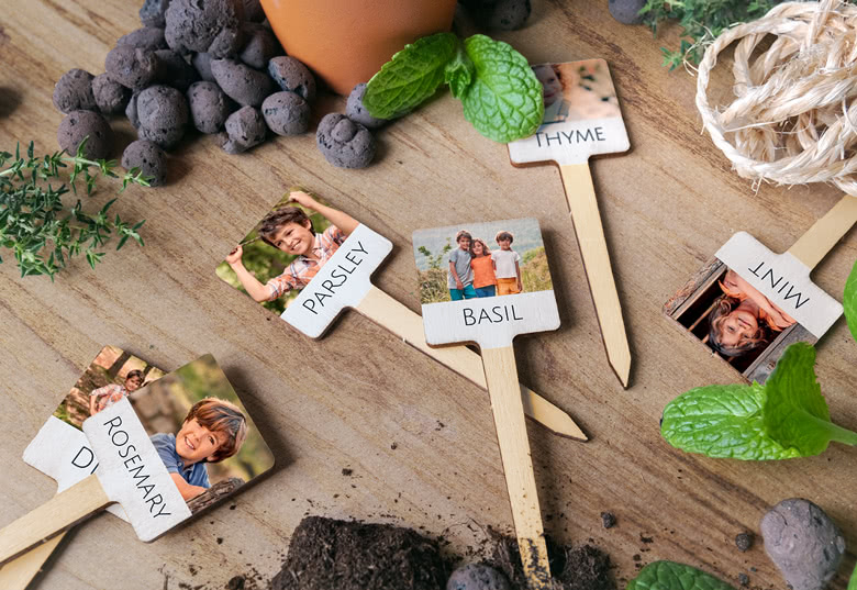 Houten plantenlabel (set van 12)