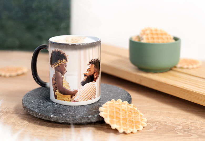 Idée Cadeau : Mug magique, mug photo, tasse personnalisée