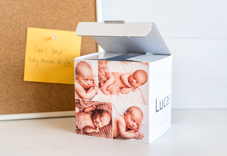 Geschenkbox mit Foto