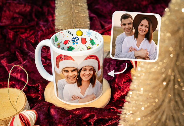 Weihnachtstasse personalisiert