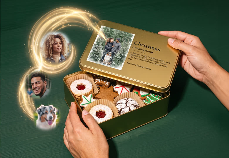 Familjefotomontage
