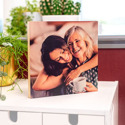 Houten fotoblok