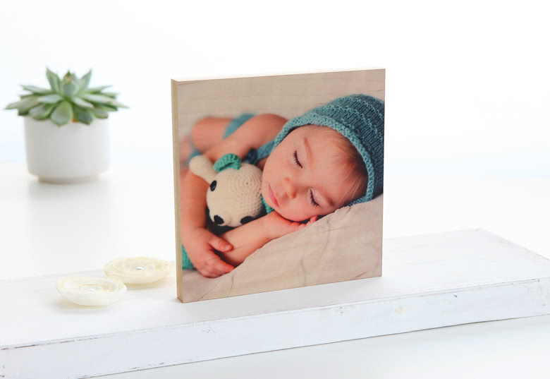 Wooden Photo Block