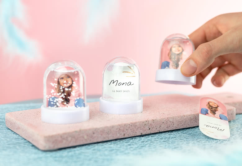 Mini snow globe - 12 pcs