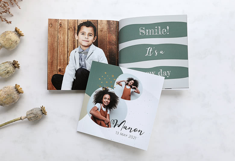 Mini Photo book with quotes