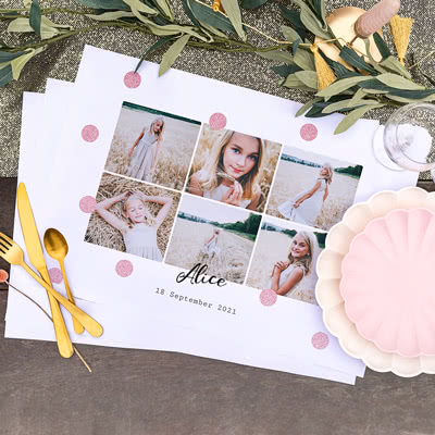 Create a Set of Placemats with photo