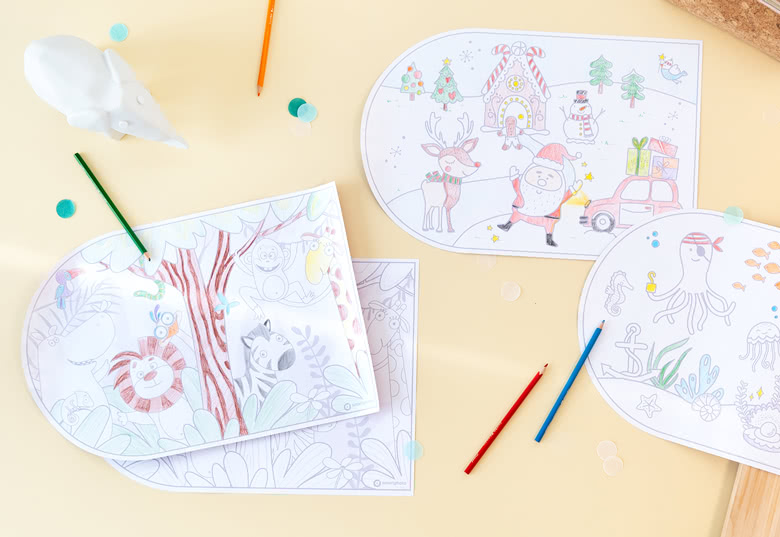 Personalised Paper Placemats with photo
