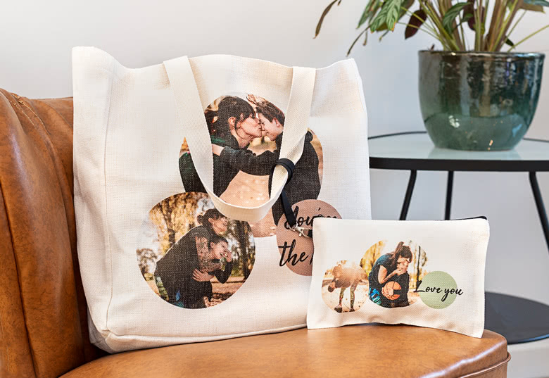 Gepersonaliseerde canvas tas