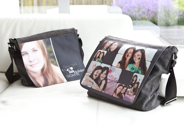 Schultertasche mit Foto gestalten