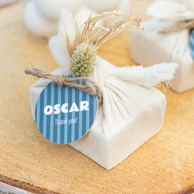 Cotton-Wrapped Soaps (Set of 6)