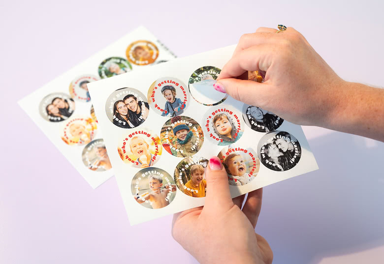 Round labels