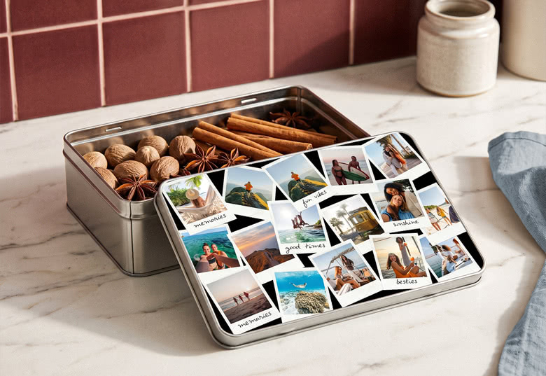 Tin storage box