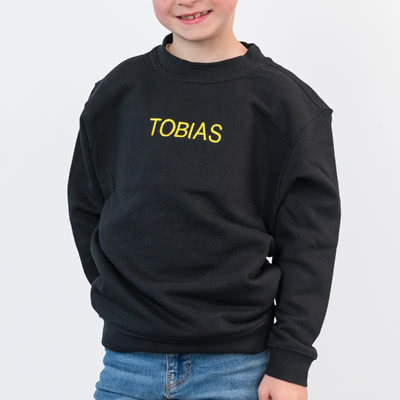 Personalised children's sweatshirts