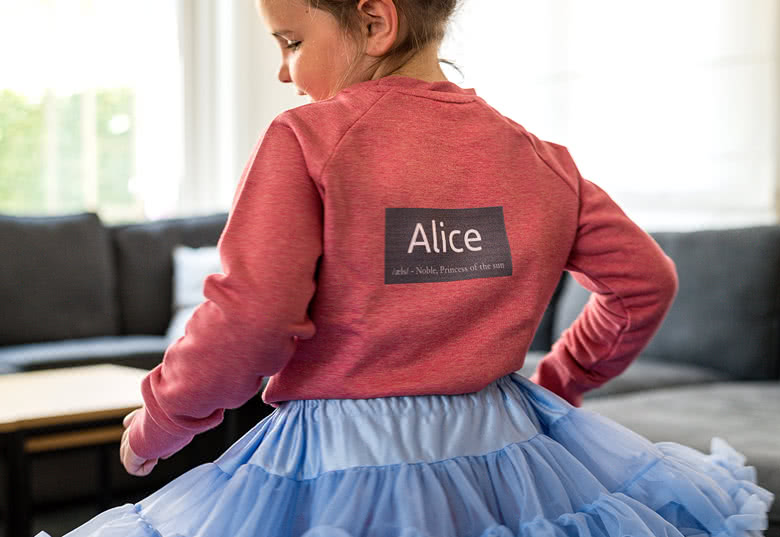 Sweater with photo