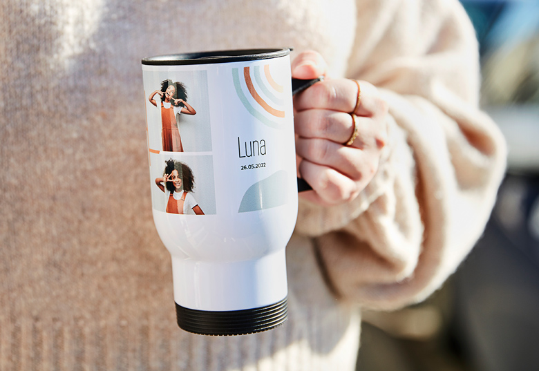 Personalised Photo Travel Mug