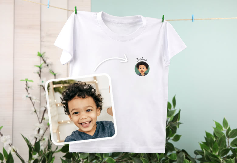 T-shirt med foto