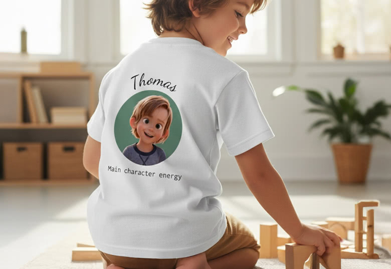 Custom t-shirt with AI image