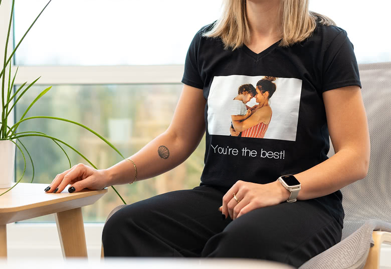 T-Shirt mit eigenem Foto gestalten bei ✓ smartphoto