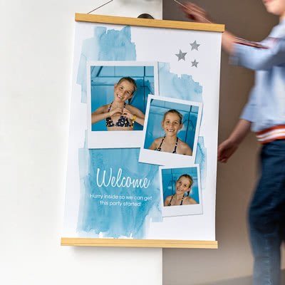 Create a Welcome poster