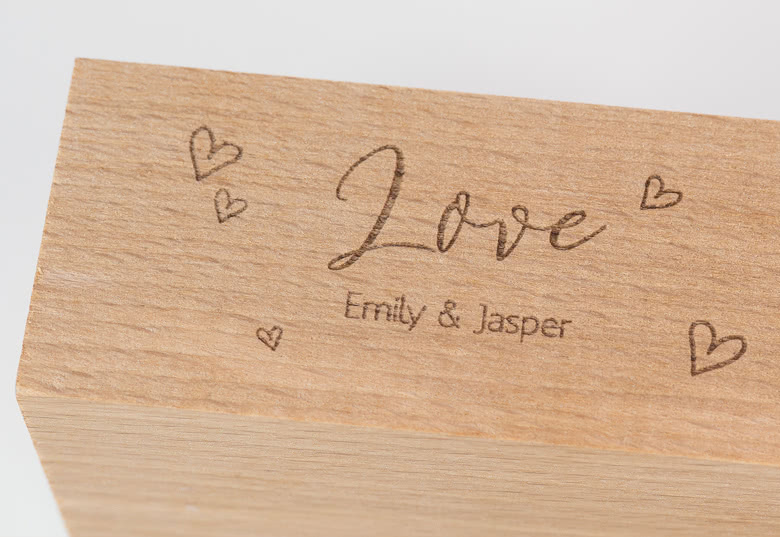 Luxury Prints in Wooden Block