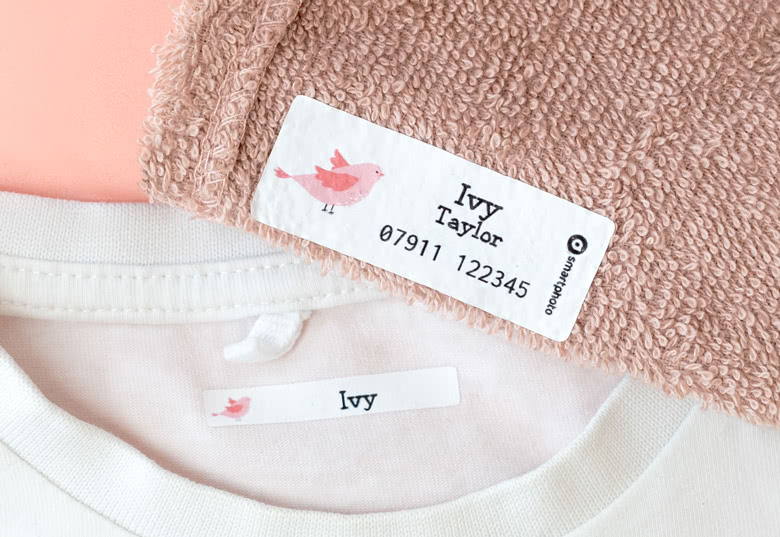 Personlige strykemerker for klær - Navnelapper & etiketter i egen design