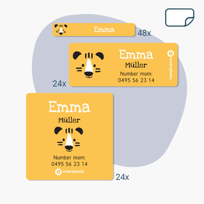 Set with naming labels Set with naming labels