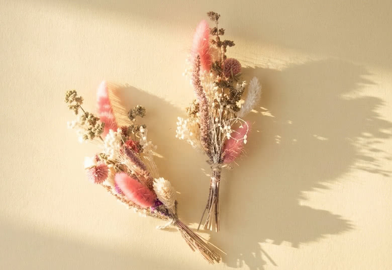 Fleurs séchées (lot de 6)