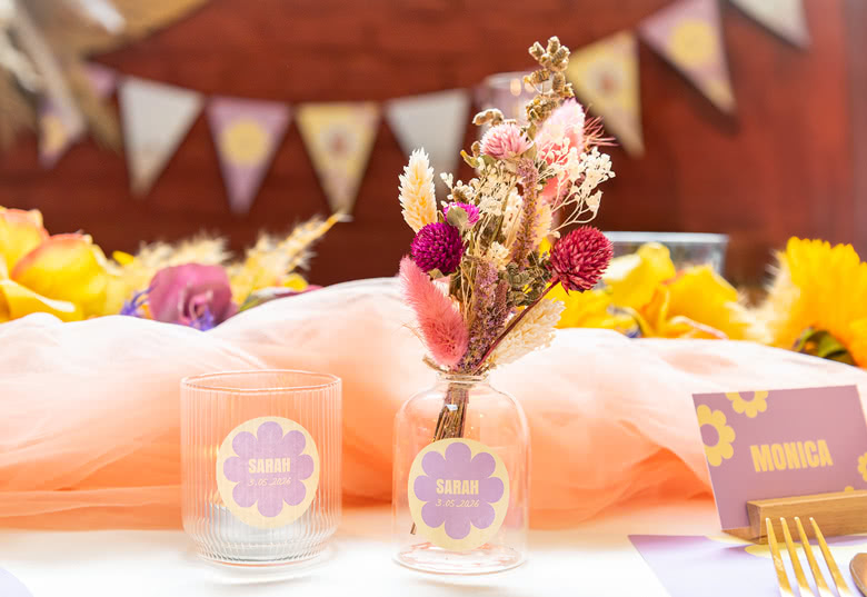 Fleurs séchées (lot de 6)