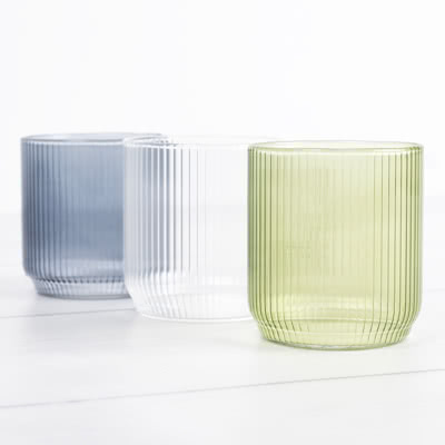 Bougeoir en verre (lot de 6)