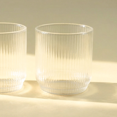 Bougeoir en verre (lot de 6)