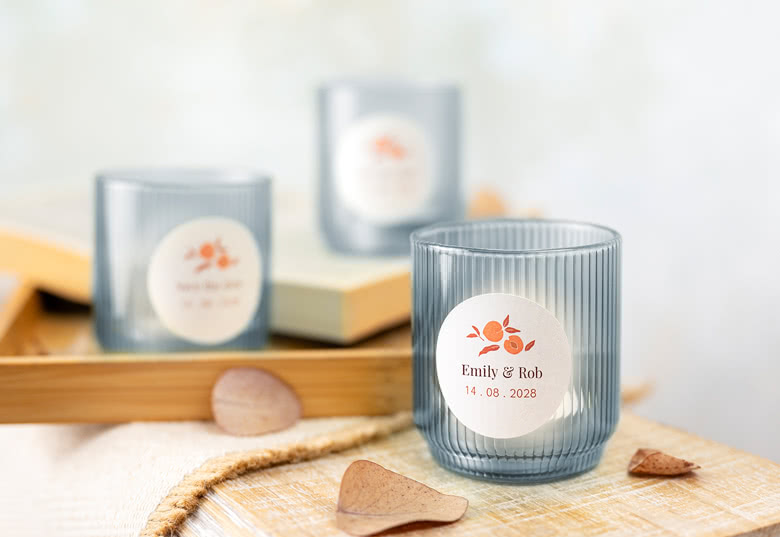 Bougeoir en verre (lot de 6)