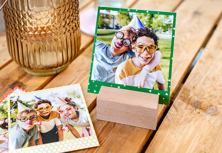 Wooden Photo Stand