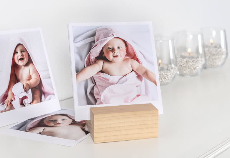 Wooden Photo Stand