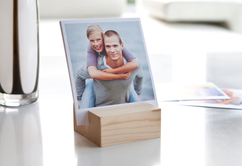 Wooden Photo Stand