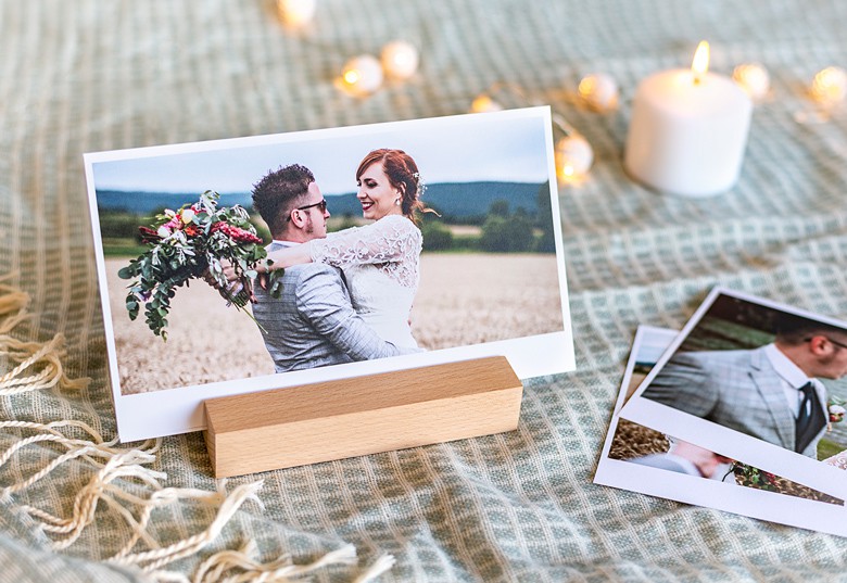 Wooden Photo Stand