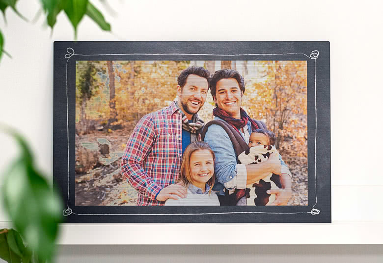 Create your Photo on Metal Brushed 