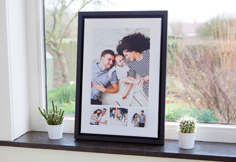 Inramad canvas