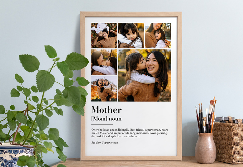 Poster mit Rahmen