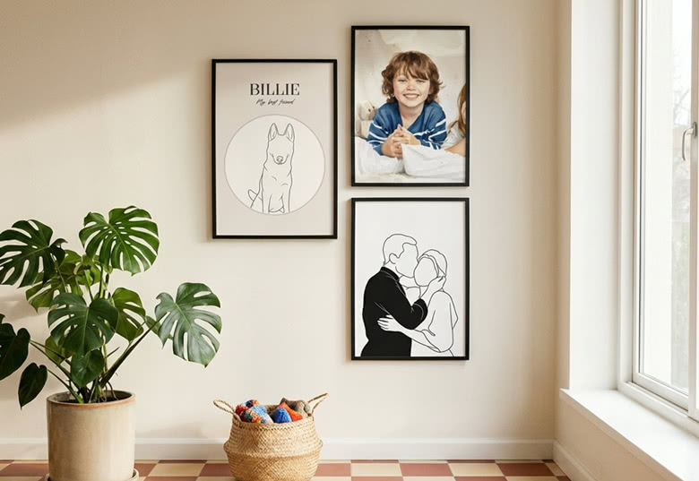 Poster met AI filter