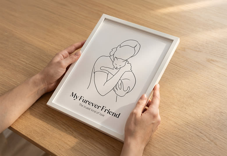 Poster met AI filter