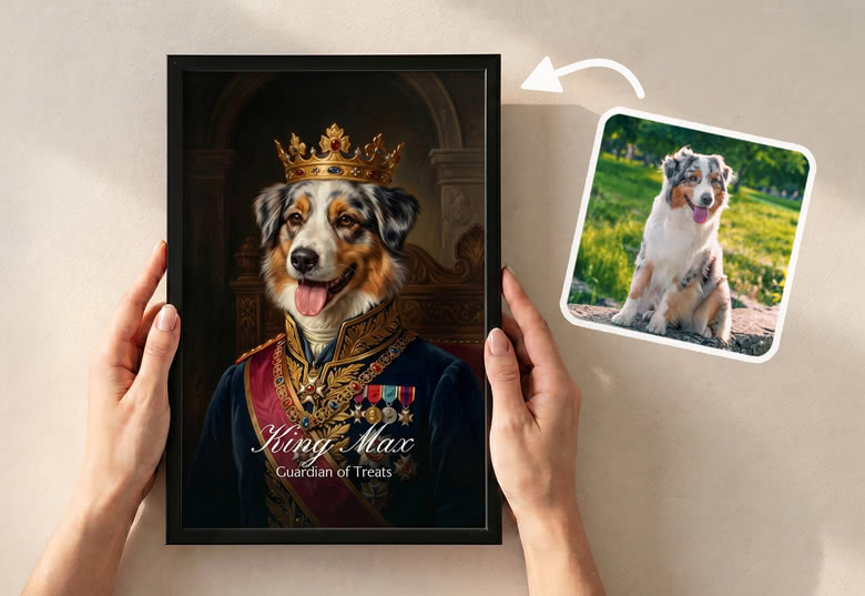 Porträts von Hunden oder Katzen