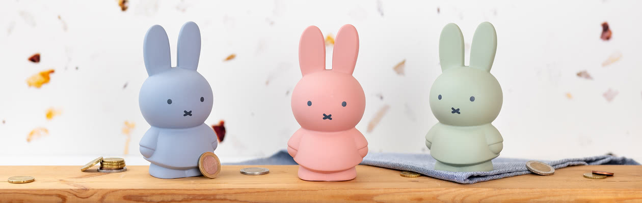 Add a Miffy money box to your order