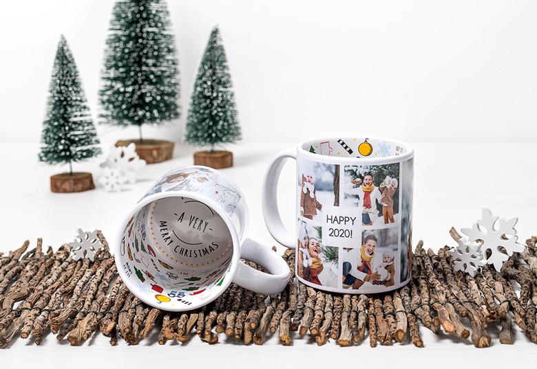Mugg med jultema